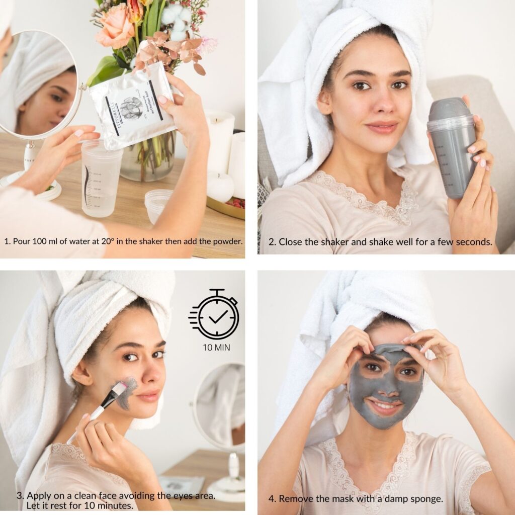 Peel-off Masque Facial au Charbon, masque point noir visage