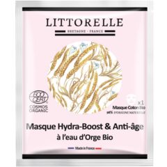 Masque Hydra-Boost & Anti-âge à l’eau d’Orge bio – Certifié Bio