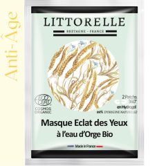 Masque Eclat des Yeux à l’Eau d’Orge Bio- Certifié Bio