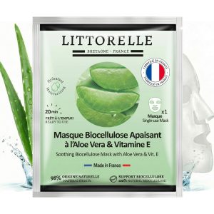 Masque Apaisant en Biocellulose à l&rsquo;Aloe Vera et Vitamine E